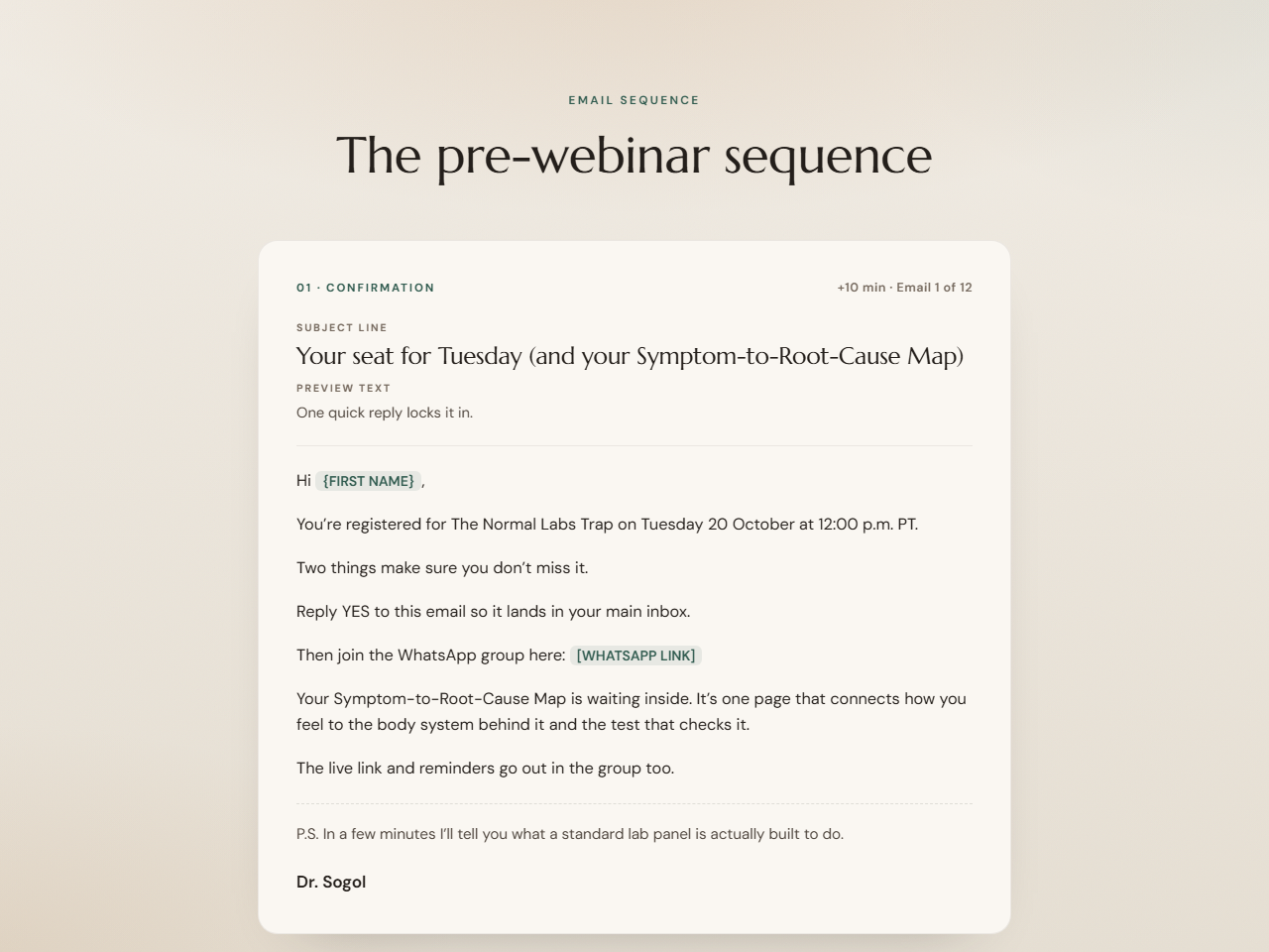 Pre-webinar preview